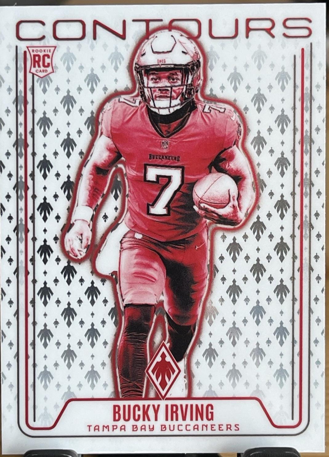 Bucky Irving #27 Football Cards 2024 Panini Phoenix Contours