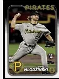 Carmen Mlodzinski #31 Baseball Cards 2024 Topps