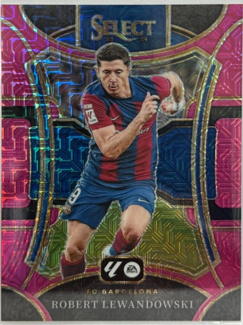 Robert Lewandowski [Pink Mojo] #132 Prices | 2023 Panini Select La Liga ...