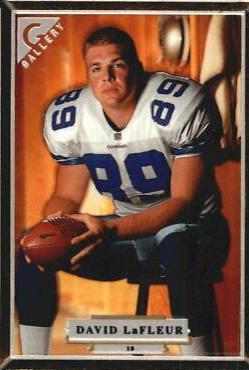 David LaFleur #18 Football Cards 1997 Topps Gallery