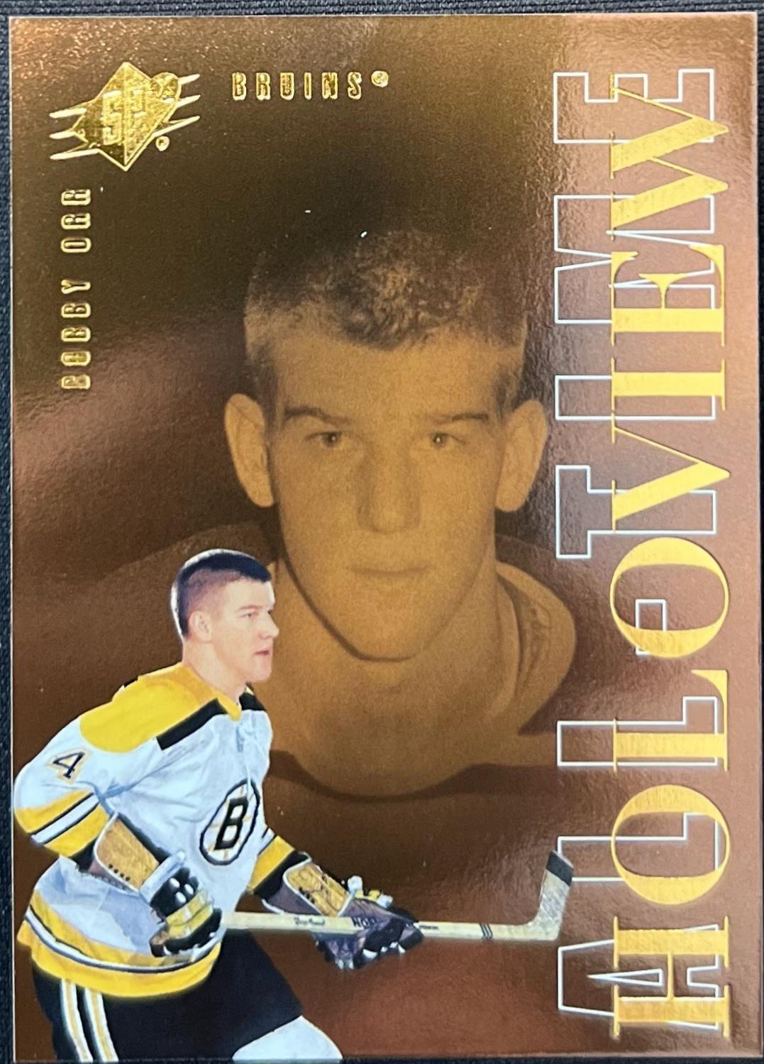 Bobby Orr #ATG-BO Hockey Cards 2024 SPx All-Time Holoview