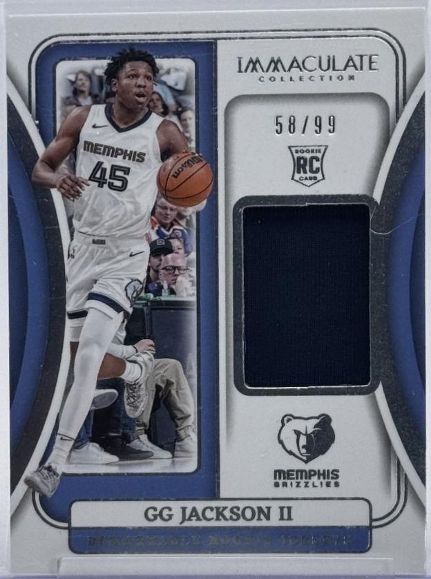 GG Jackson II #17 Basketball Cards 2023 Panini Immaculate Remarkable Rookie Jersey