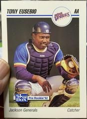 Tony Eusebio #140 Baseball Cards 1992 Skybox AA