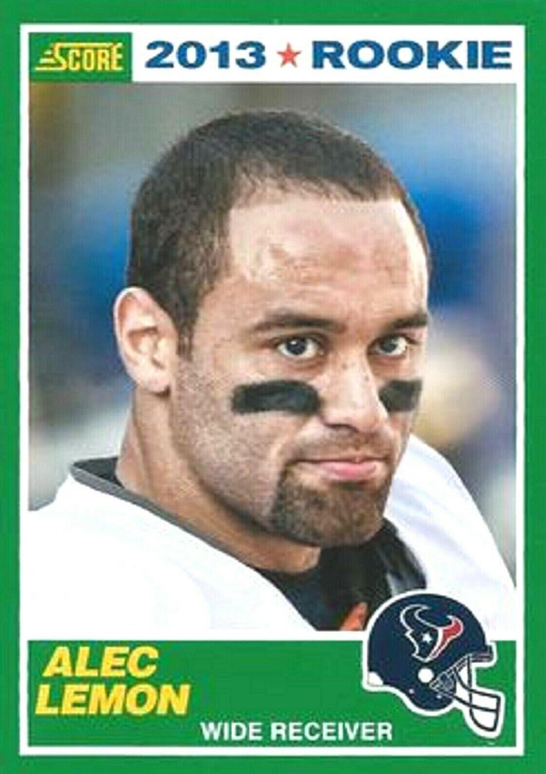 Alec Lemon #334 Football Cards 2013 Panini Score