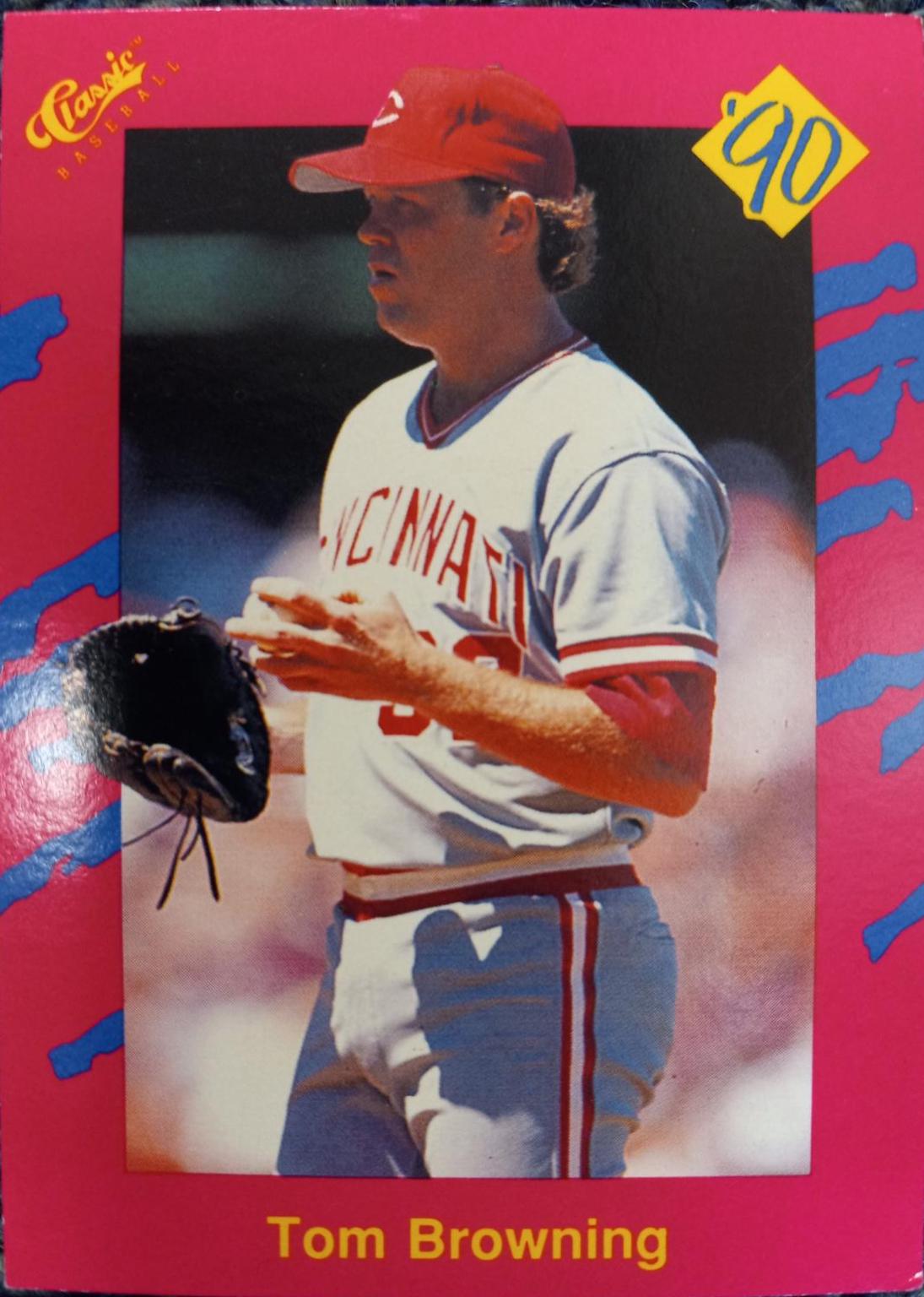 Tom Browning #T7 Baseball Cards 1990 Classic