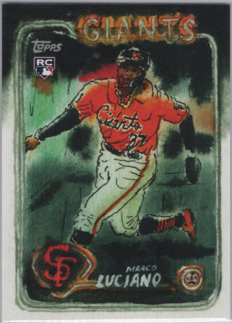 Marco Luciano #FL-6 Baseball Cards 2024 Topps Spotlight First Lights