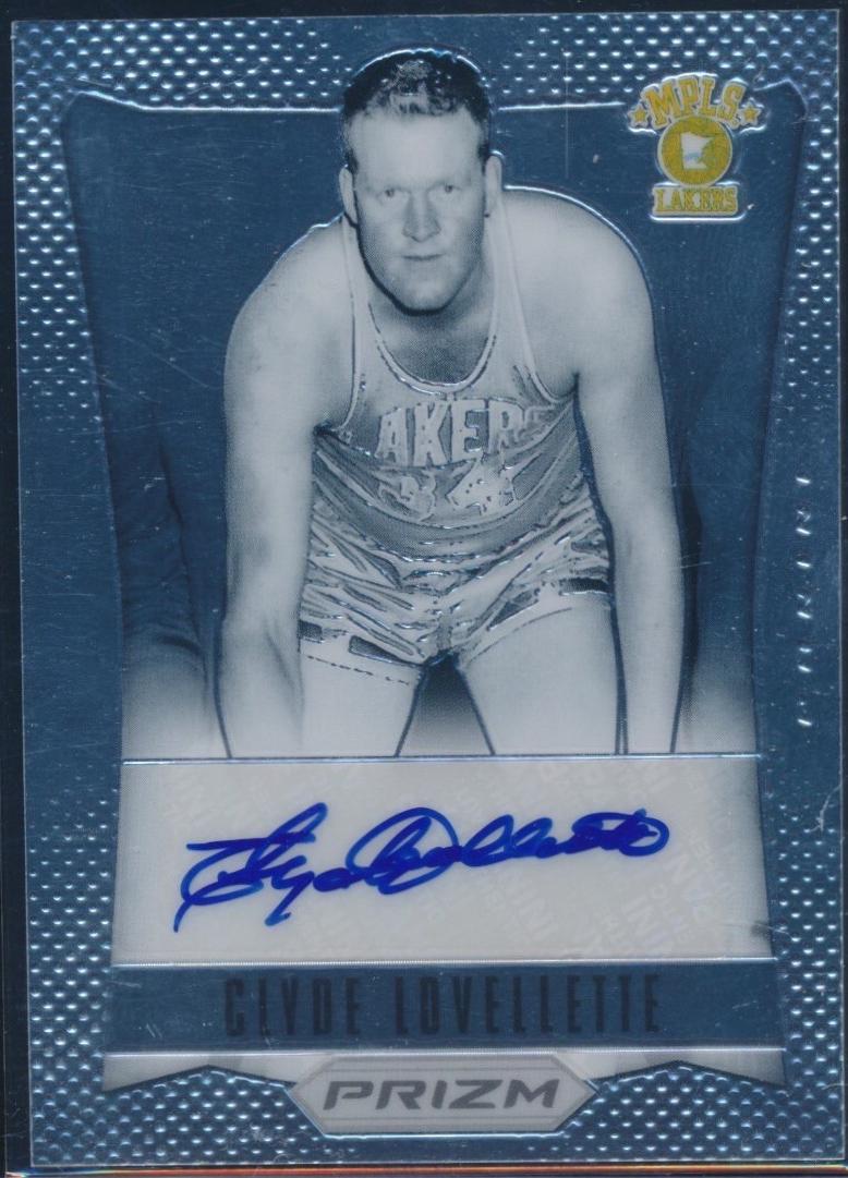 Clyde Lovellette #15 Basketball Cards 2012 Panini Prizm Autograph