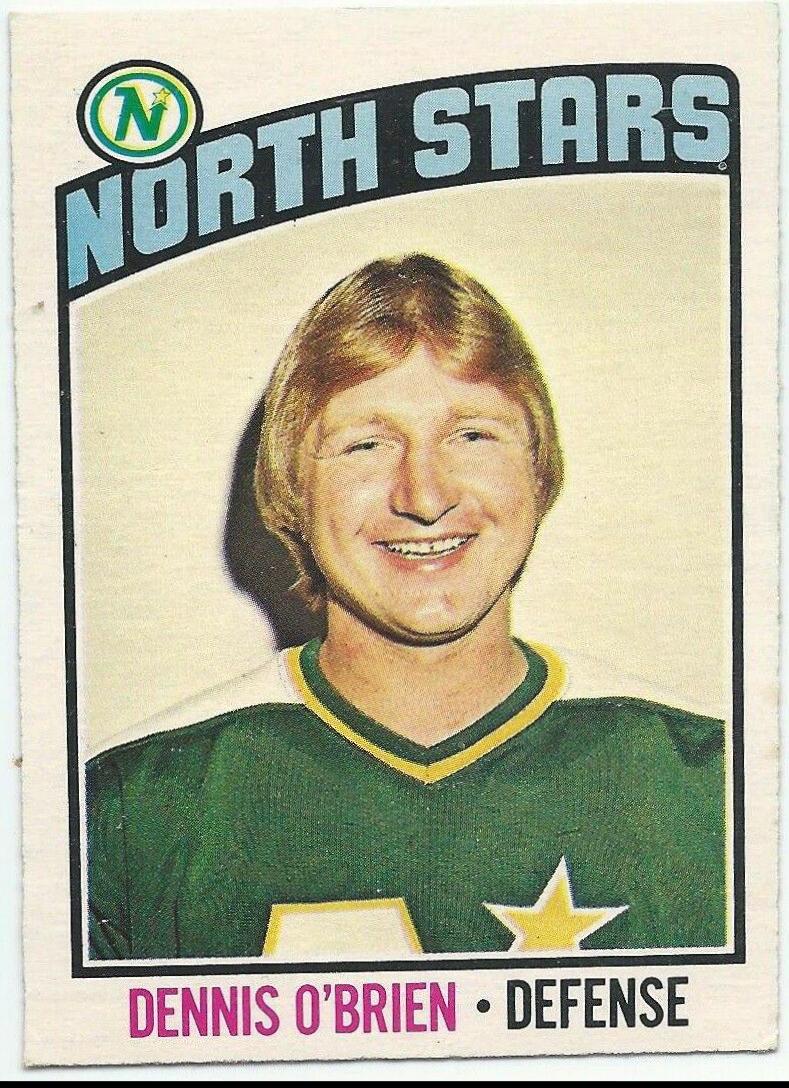 Dennis O'Brien #34 Hockey Cards 1976 O-Pee-Chee
