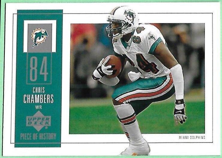 Chris Chambers #49 Football Cards 2002 Upper Deck Piece of History