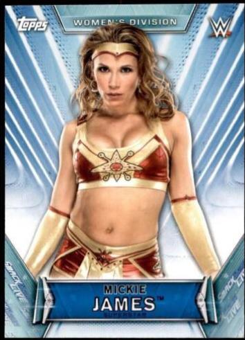 Mickie James #8 Wrestling Cards 2019 Topps WWE Women's Division