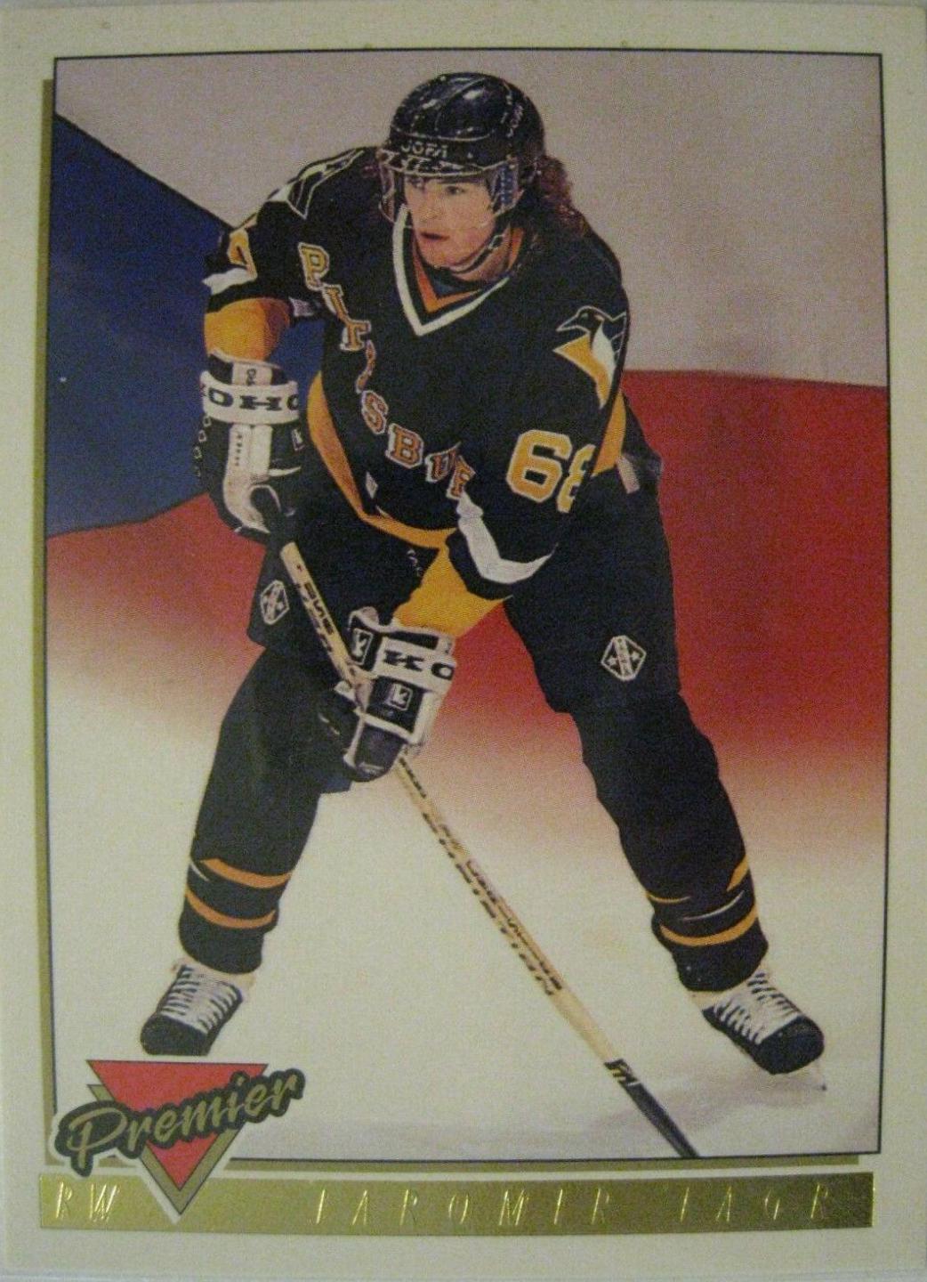 Jaromir Jagr #325 Hockey Cards 1993 Topps Premier