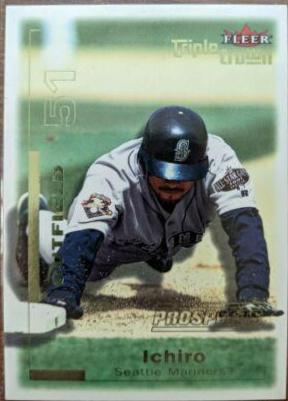 Ichiro #306 Baseball Cards 2001 Fleer Triple Crown
