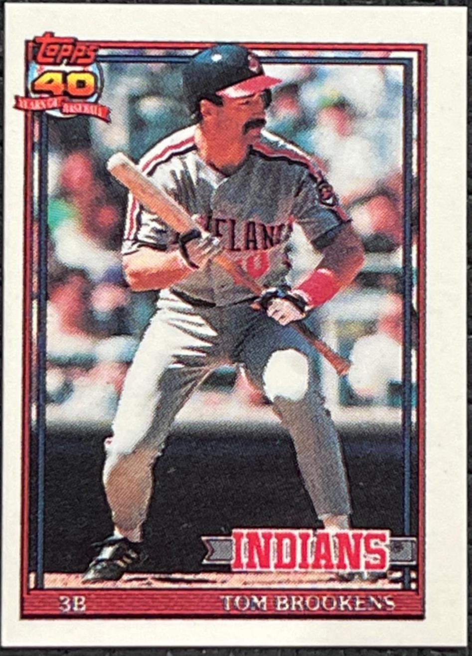 Tim Brookens #268 Baseball Cards 1991 Topps Micro