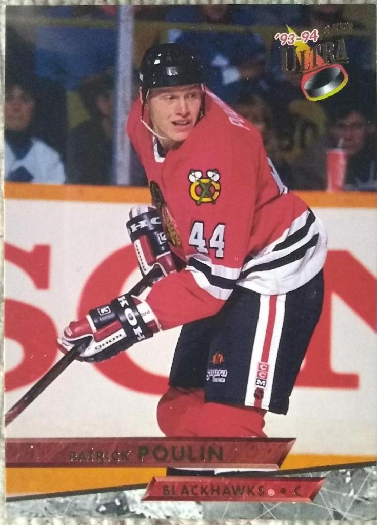 Patrick Poulin Hockey Cards 1993 Ultra