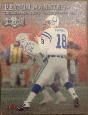 Peyton Manning #16 Football Cards 2000 Metal