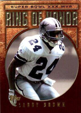 Larry Brown #LB30 Football Cards 2002 Topps Ring of Honor