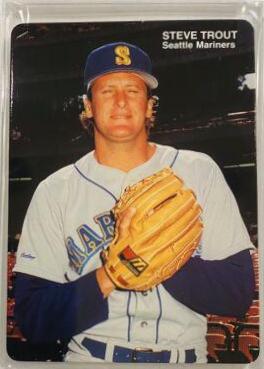 Steve Trout #24 Baseball Cards 1989 Mother's Cookies Mariners