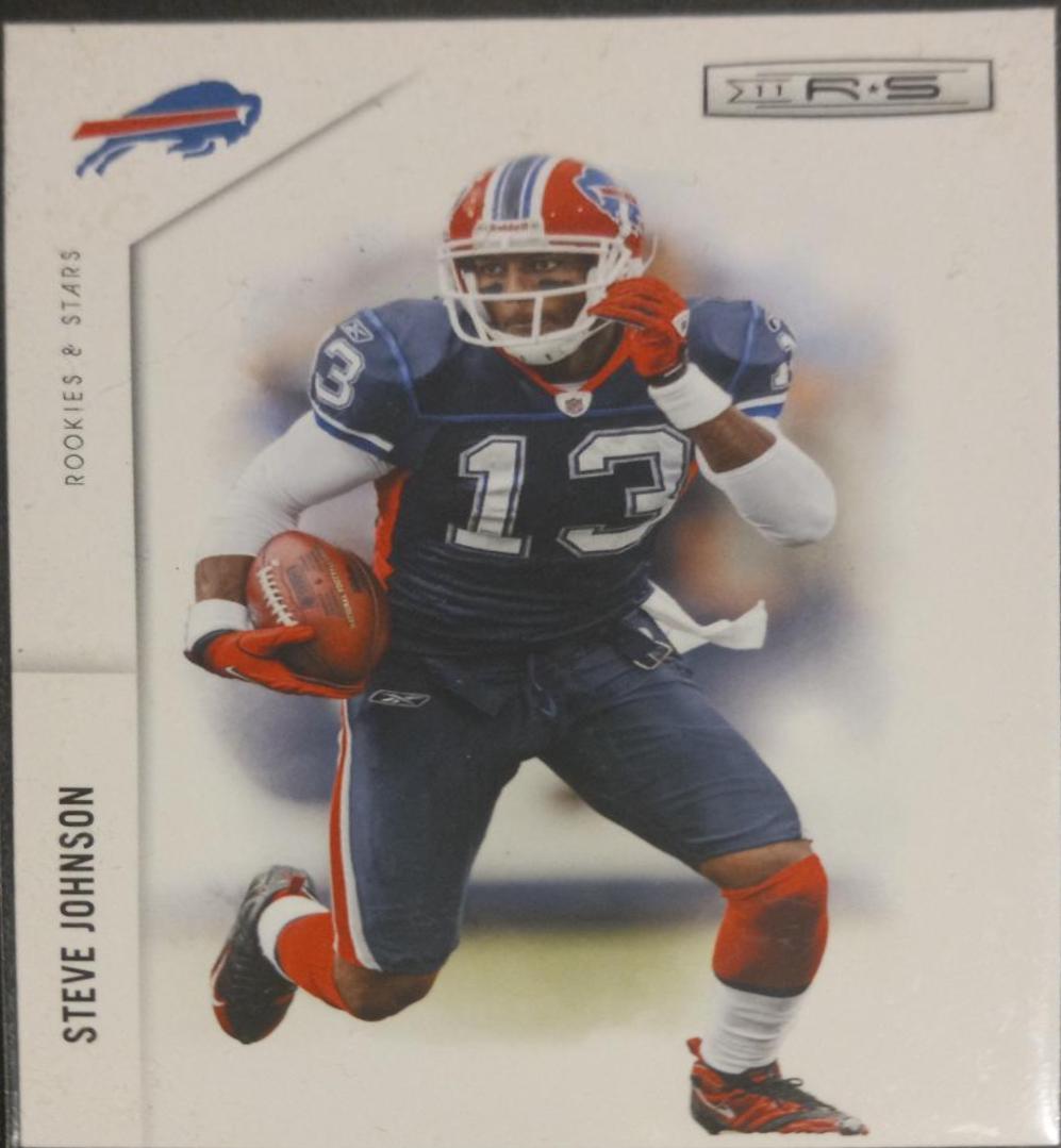 Steve Johnson #19 Football Cards 2011 Panini Rookies & Stars