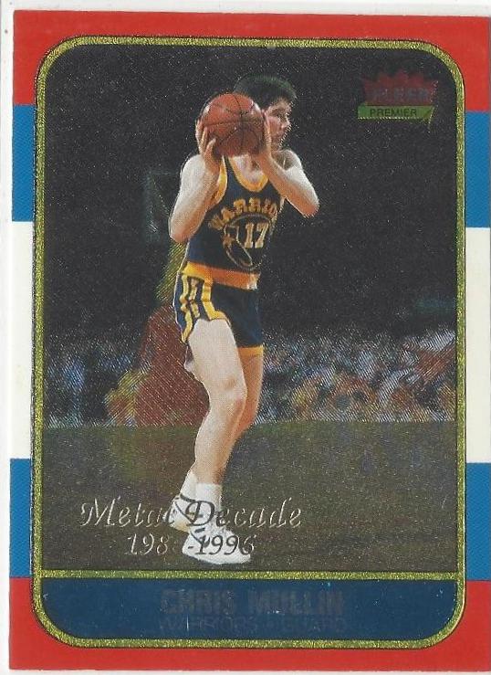 Chris Mullin #M6 1996 Metal Decade Of Excellence Basketball
