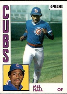 Mel Hall #4 Baseball Cards 1984 O Pee Chee