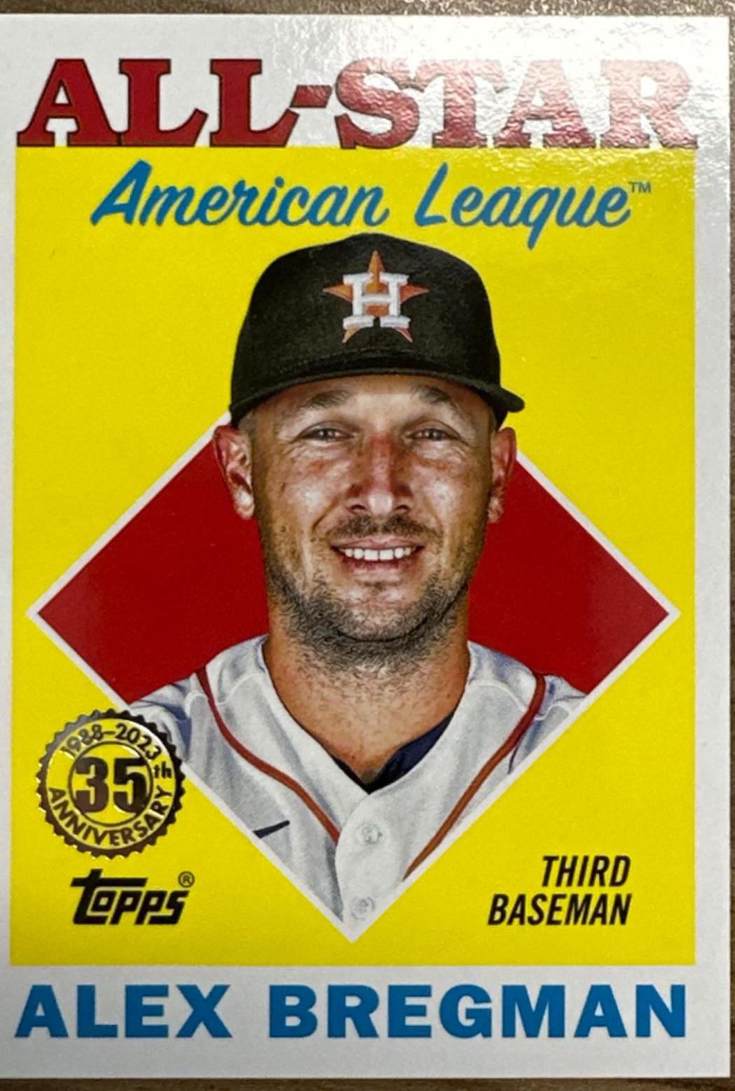 Alex Bregman #88AS-16 Baseball Cards 2023 Topps 1988 All Star