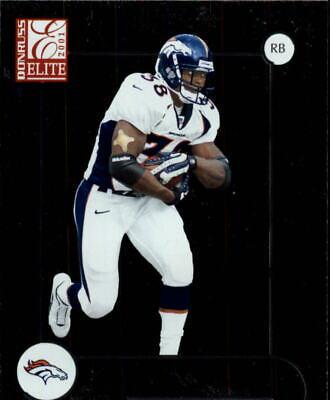 Mike Anderson #27 2001 Panini Donruss Elite Football