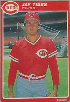 Jay Tibbs #553 Baseball Cards 1985 Fleer