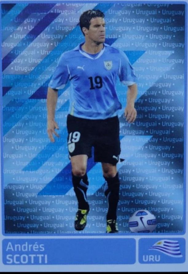 Andres Scotti #299 Soccer Cards 2011 Panini Copa America Argentina Sticker