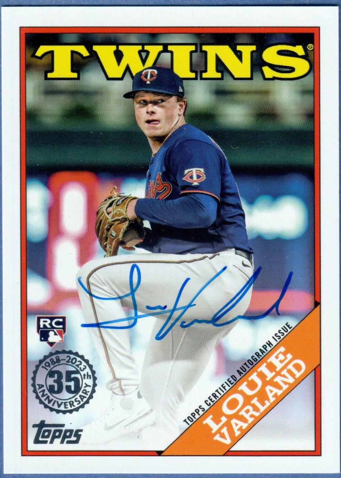 Louie Varland #88BA-LV Baseball Cards 2023 Topps Update 1988 Autographs