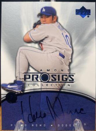 Hideo Nomo #12 Baseball Cards 2004 Upper Deck Diamond Collection Pro Sigs