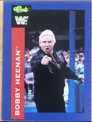 Bobby Heenan #10 Wrestling Cards 1991 Classic WWF