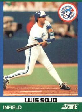 Luis Sojo #43 Baseball Cards 1991 Score Rising Stars