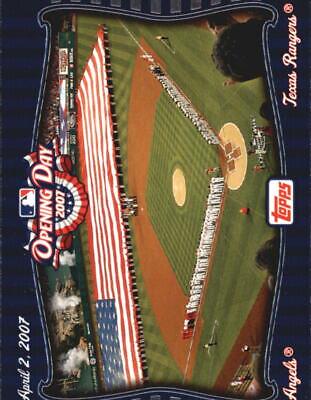 Angels/Rangers #OD14 Baseball Cards 2007 Topps Opening Day Team vs. Team