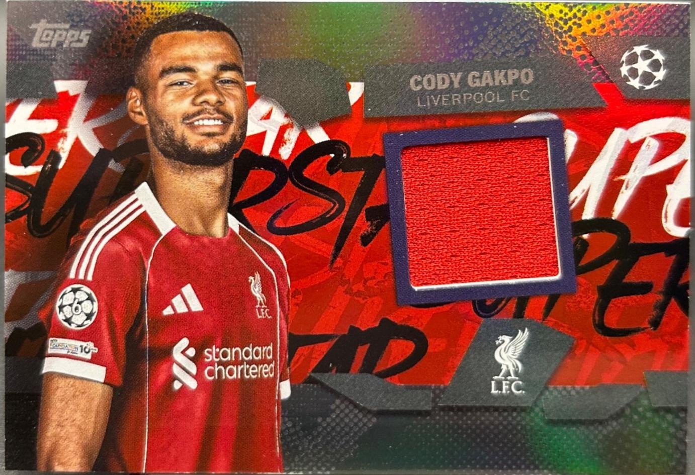 Cody Gakpo #TSR-CG 2025 Topps UEFA Superstar Relic