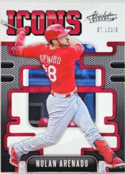 Nolan Arenado #I-11 Baseball Cards 2021 Panini Absolute Icons
