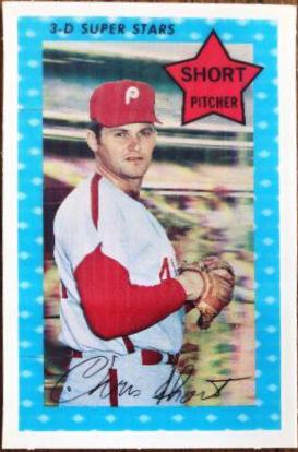 Chris Short #75 Baseball Cards 1971 Kellogg's