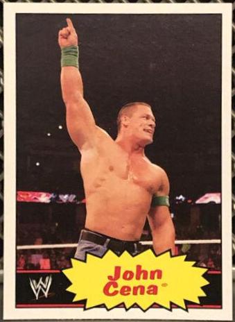 John Cena #19 Wrestling Cards 2012 Topps Heritage WWE
