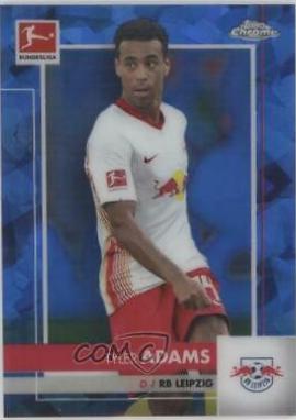 Tyler Adams #55 2020 Topps Chrome Bundesliga Sapphire Soccer