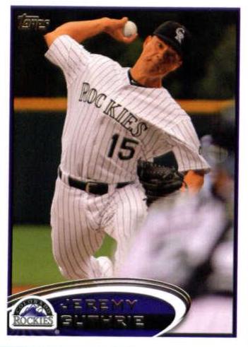 Jeremy Guthrie #US114 Baseball Cards 2012 Topps Update
