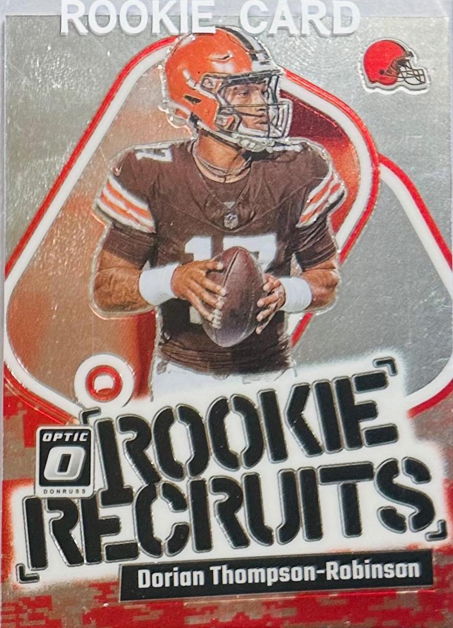 Dorian Thompson-Robinson #6 Football Cards 2023 Panini Donruss Optic Rookie Recruits