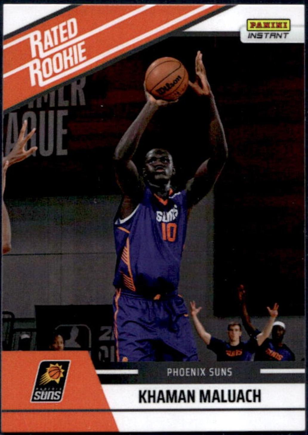 Khaman Maluach #19 2025 Panini Instant Rated Rookie Retro Basketball