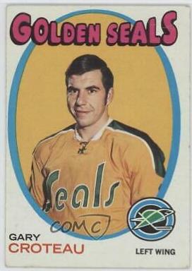 Gary Croteau #17 Hockey Cards 1971 Topps