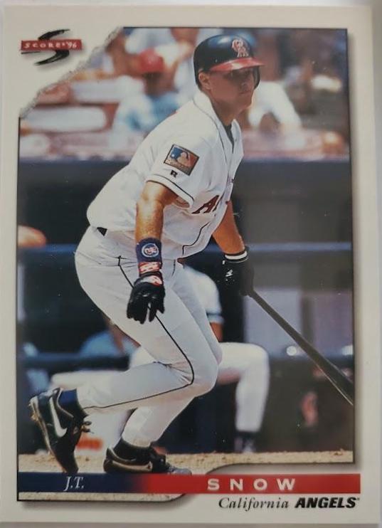 J. T. Snow #23 Baseball Cards 1996 Score