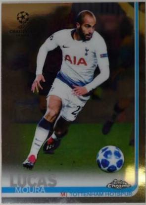 Lucas Moura #2 Soccer Cards 2018 Topps Chrome UEFA Champions League