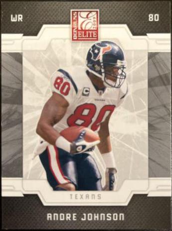 Andre Johnson #40 Football Cards 2009 Panini Donruss Elite