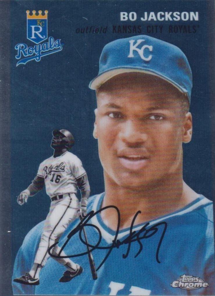Bo Jackson #441 Baseball Cards 2023 Topps Chrome Platinum Anniversary