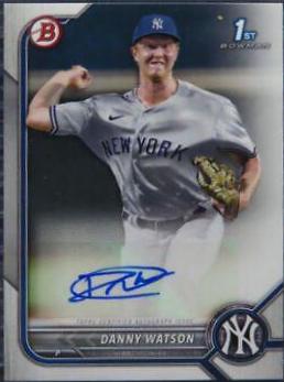 Danny Watson #PPA-DW Baseball Cards 2022 Bowman Paper Prospect Autographs