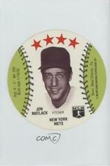 Jon Matlack Baseball Cards 1977 Chilly Willee Discs Prices