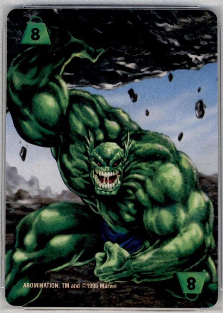 Abomination: Strength 8 Marvel 1995 Fleer Overpower