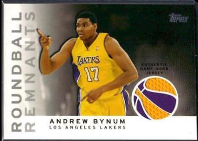 Andrew Bynum #RR-ABY Basketball Cards 2009 Topps Roundball Remnants